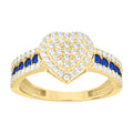 14K Gold Cubic Zirconia Ring