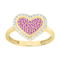 14K Gold Cubic Zirconia Ring
