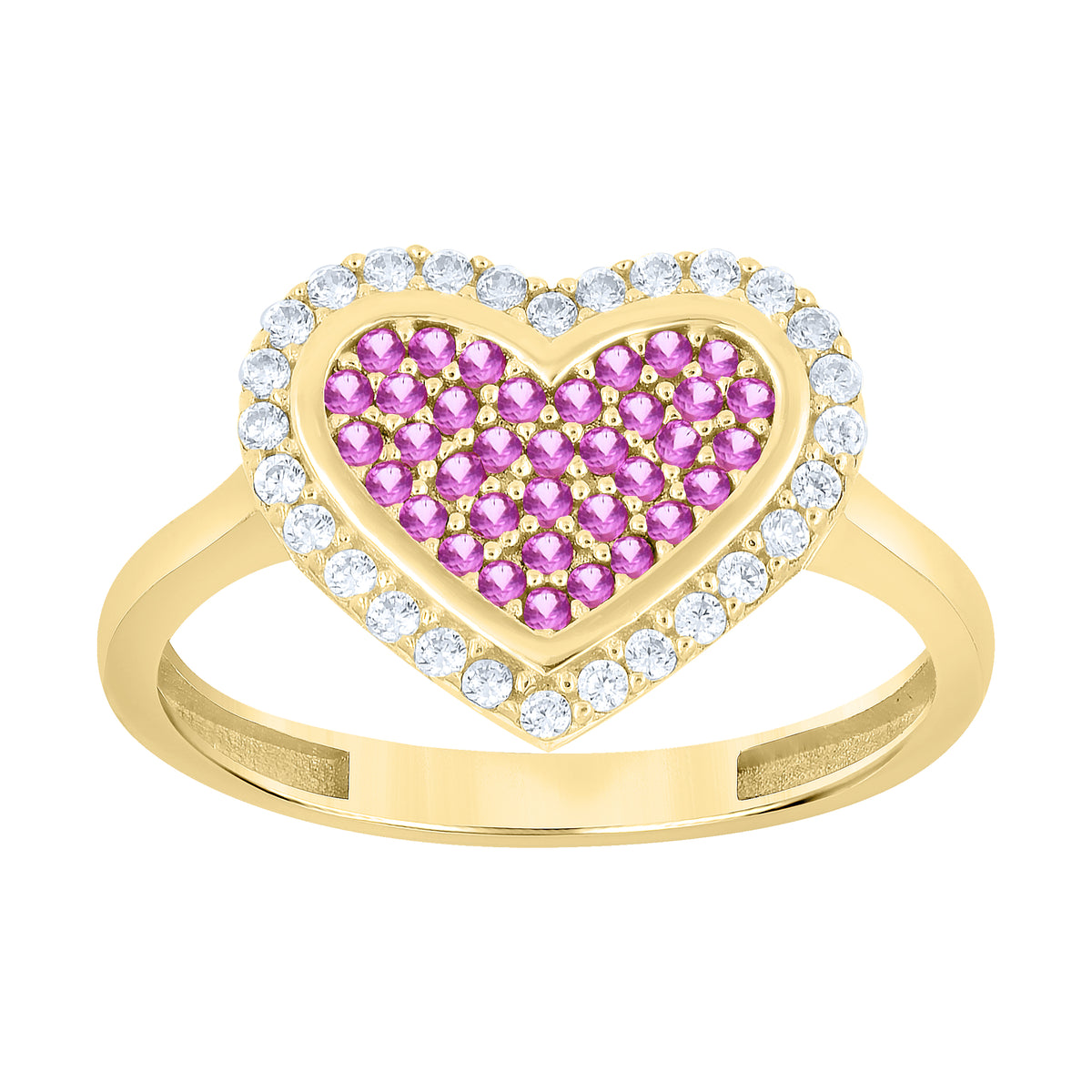 14K Gold Cubic Zirconia Ring