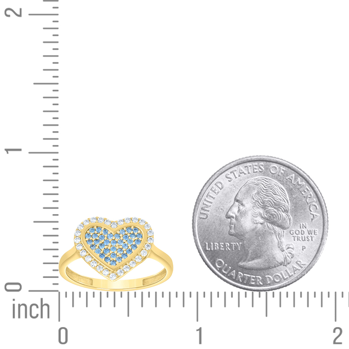 14K Gold Cubic Zirconia Ring