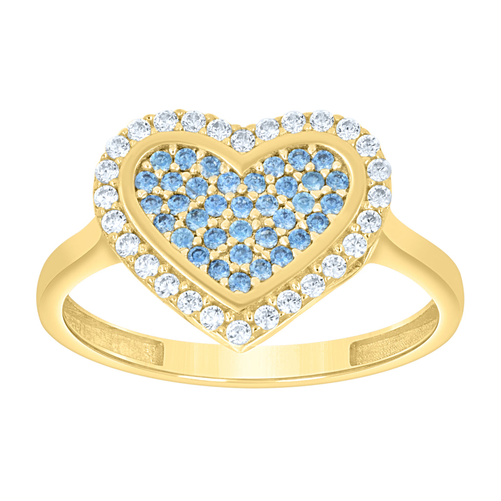 14K Gold Cubic Zirconia Ring