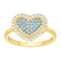 14K Gold Cubic Zirconia Ring