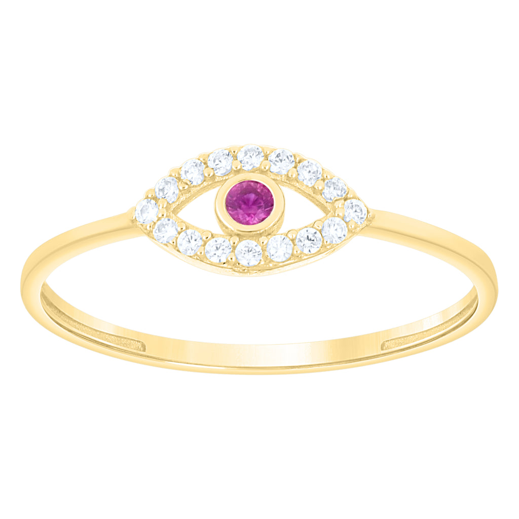 14K Gold Cubic Zirconia Ring