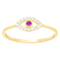 14K Gold Cubic Zirconia Ring