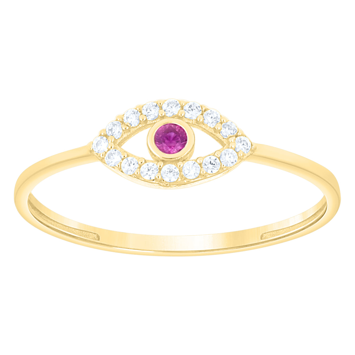 14K Gold Cubic Zirconia Ring