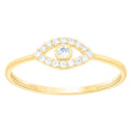 14K Gold Cubic Zirconia Ring