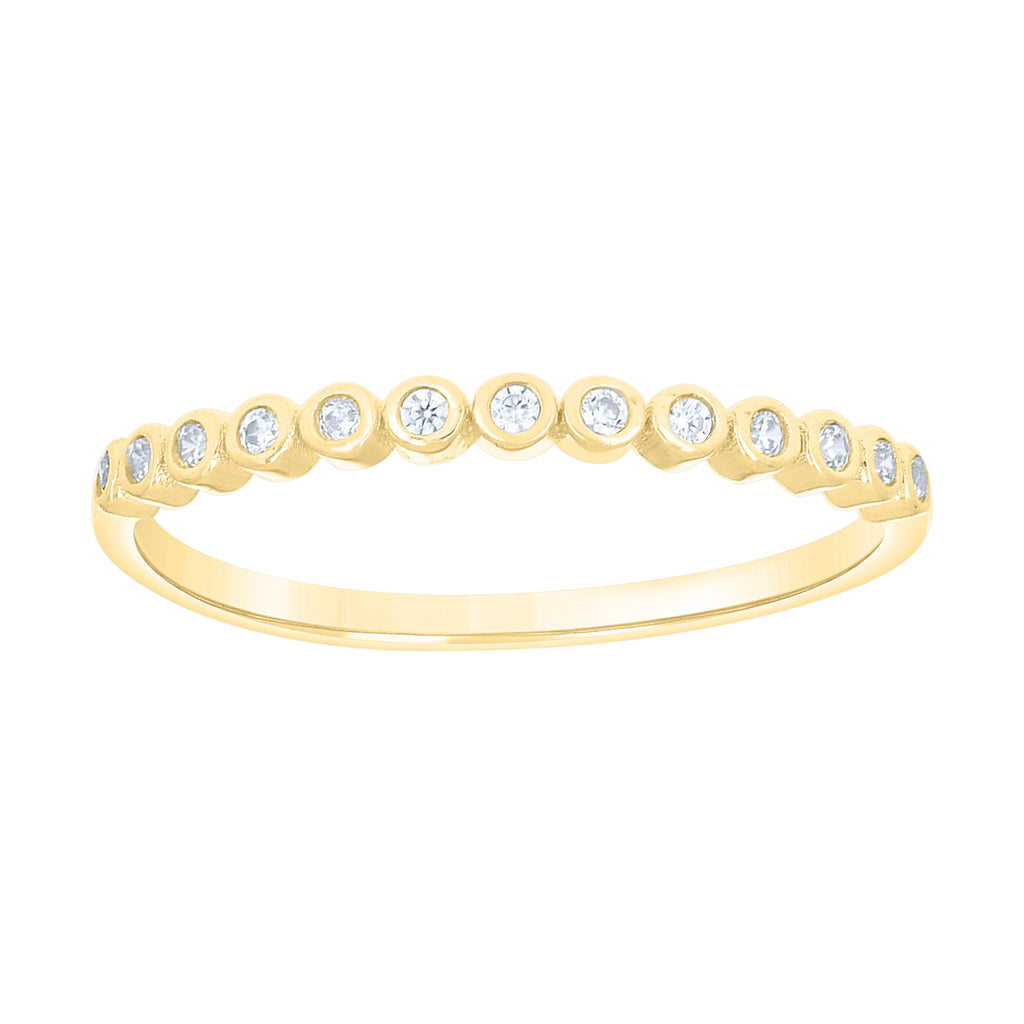 14K Gold Cubic Zirconia Ring