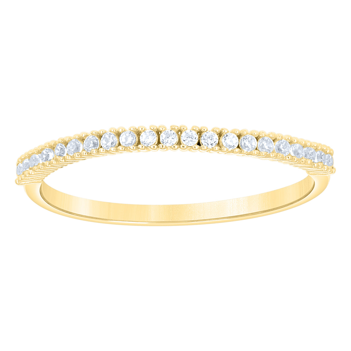 14K Gold Cubic Zirconia Ring