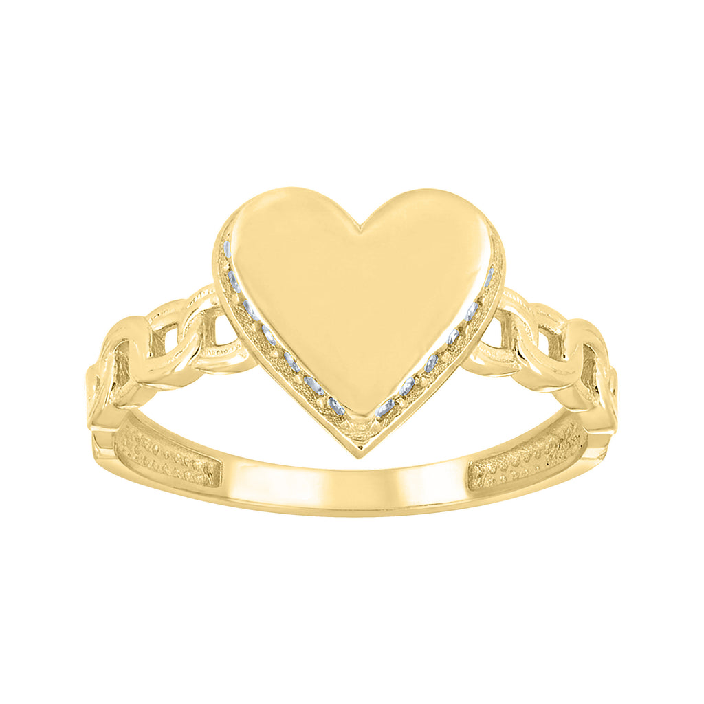 14K Gold Cubic Zirconia Ring