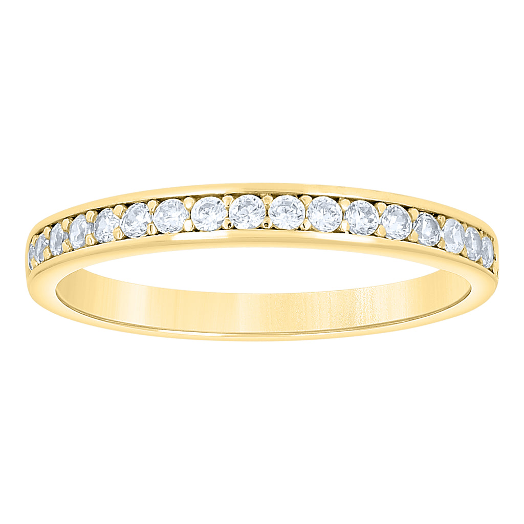 14K Gold Cubic Zirconia Ring