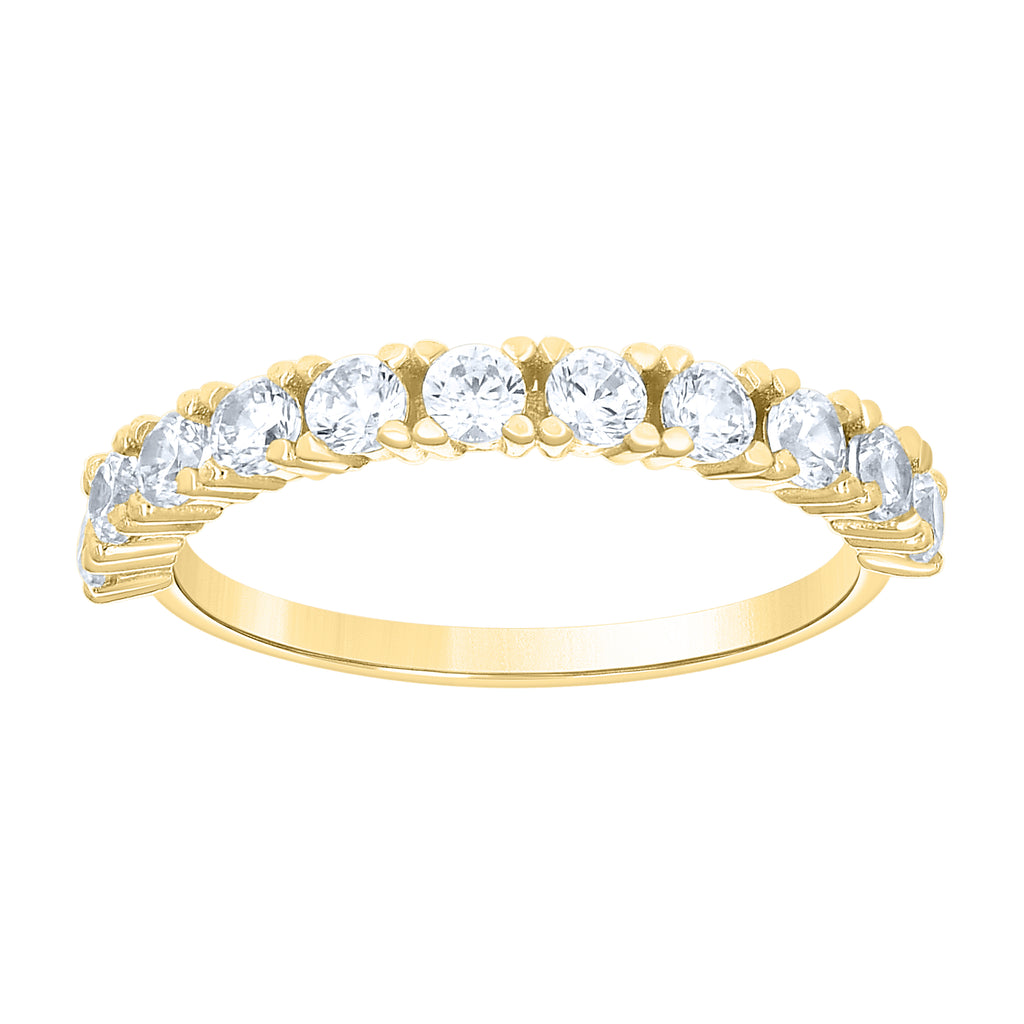 14K Gold Cubic Zirconia Ring