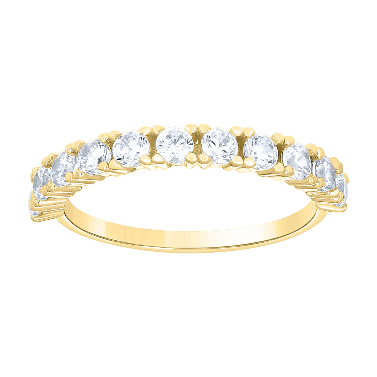 14K Gold Cubic Zirconia Ring