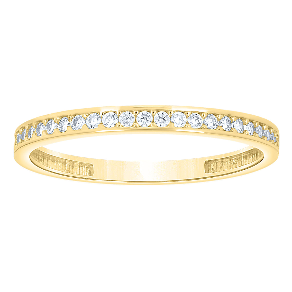 14K Gold Cubic Zirconia Ring