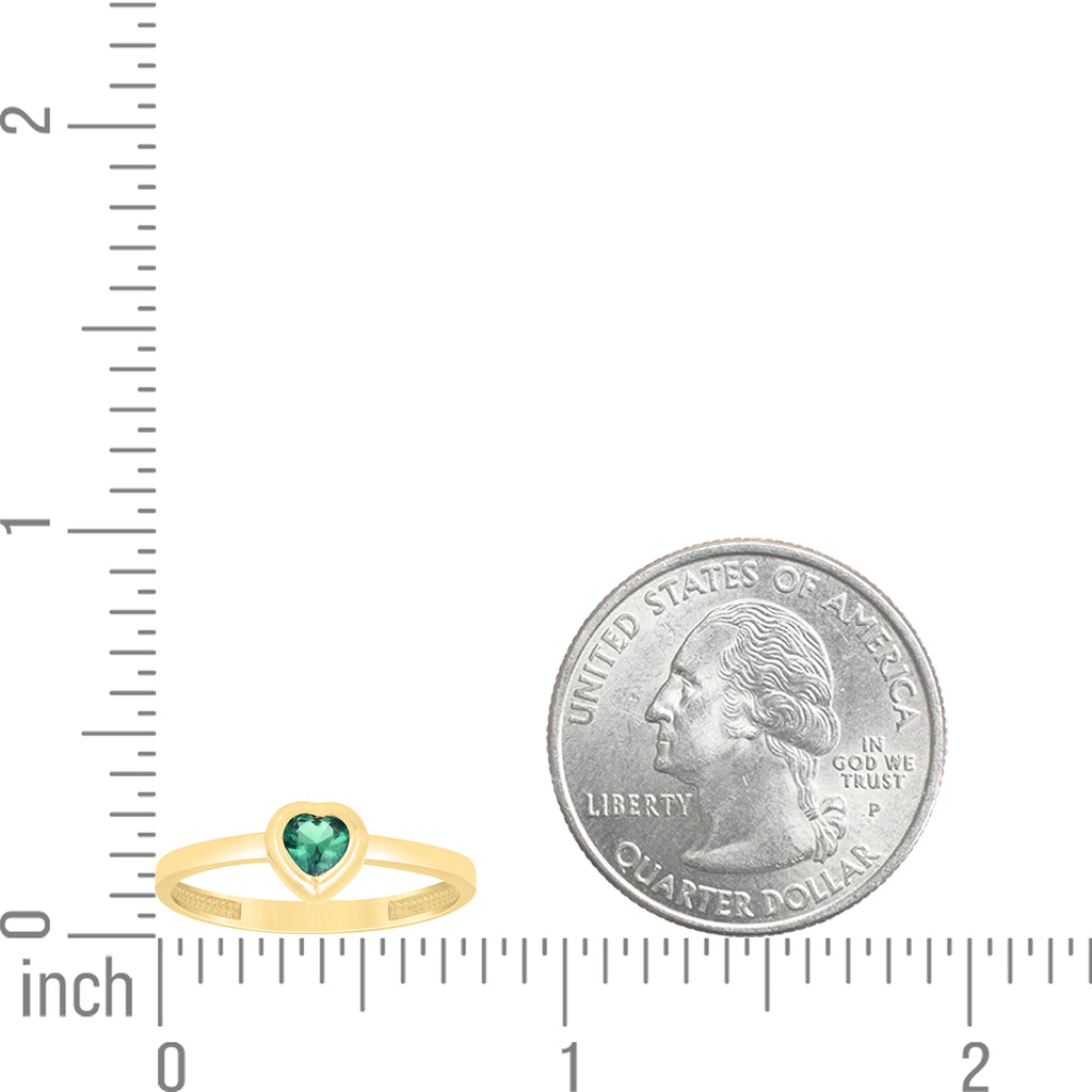 14K Gold Cubic Zirconia Ring