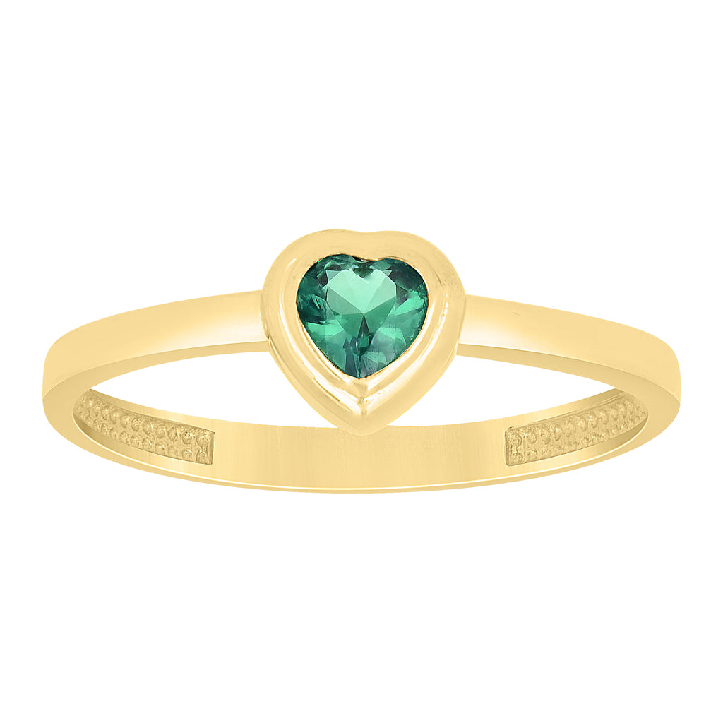 14K Gold Cubic Zirconia Ring