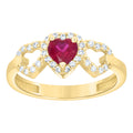 14K Gold Cubic Zirconia Ring