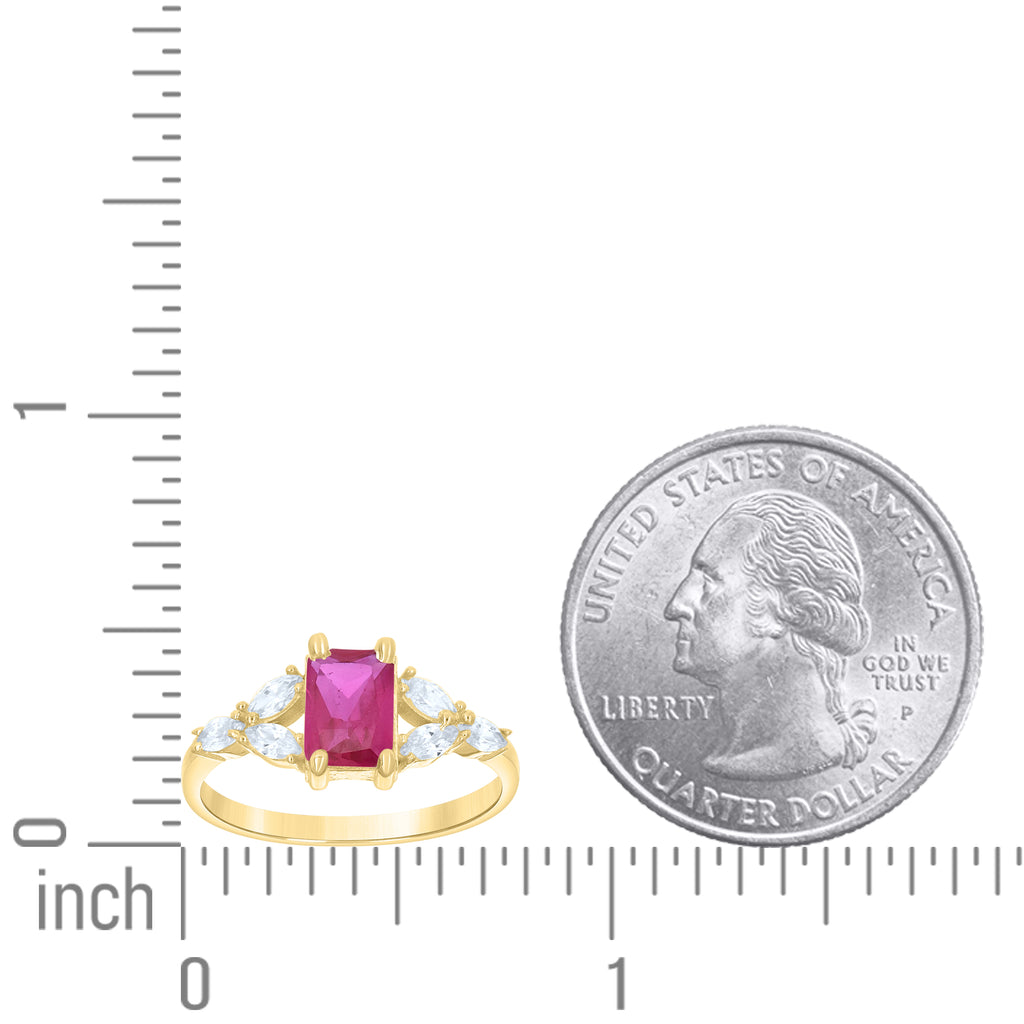 14K Gold Cubic Zirconia Ring