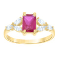 14K Gold Cubic Zirconia Ring