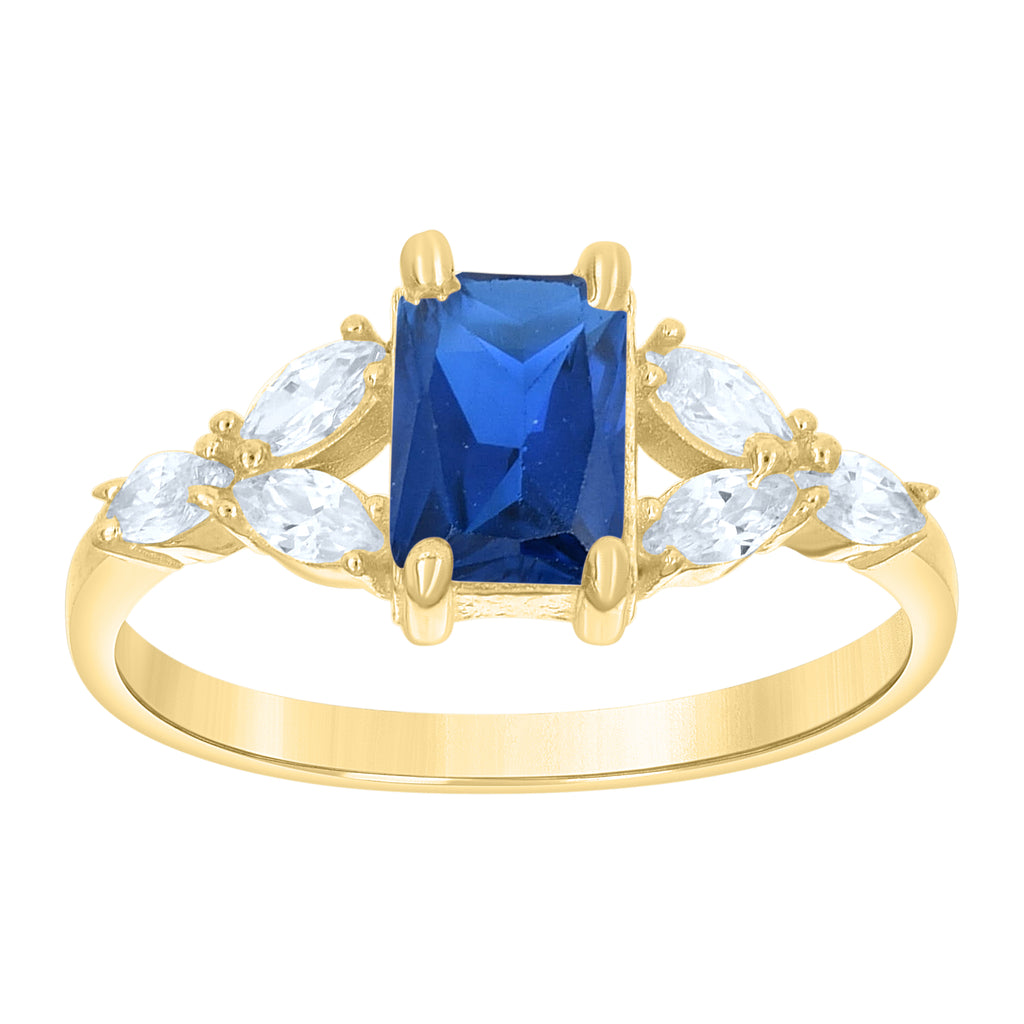 14K Gold Cubic Zirconia Ring