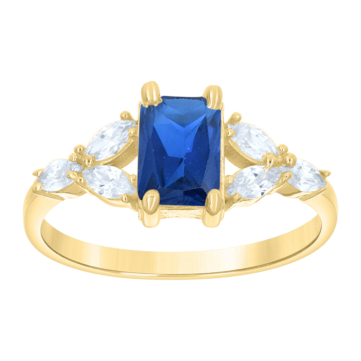 14K Gold Cubic Zirconia Ring