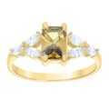 14K Gold Cubic Zirconia Ring