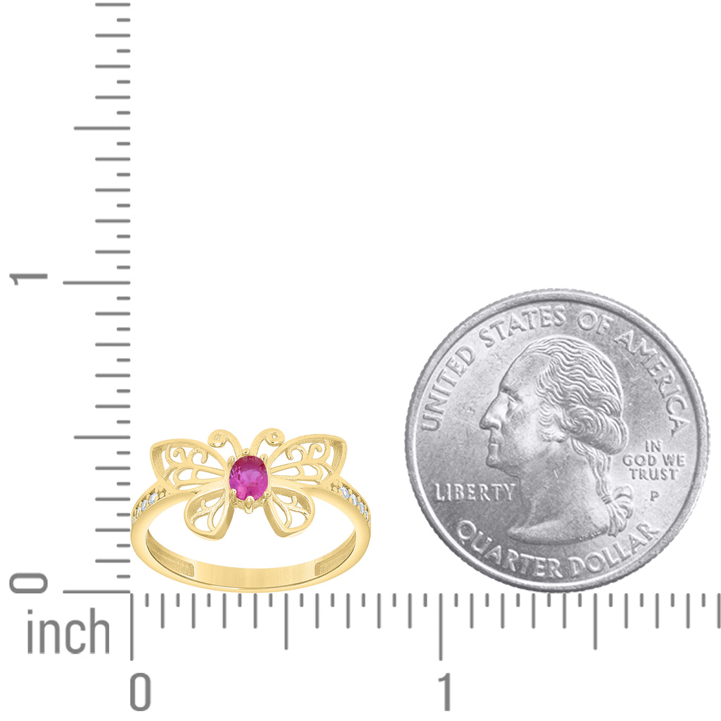 14K Gold Cubic Zirconia Ring