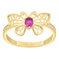 14K Gold Cubic Zirconia Ring