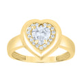 14K Gold Cubic Zirconia Ring