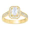 14K Gold Cubic Zirconia Ring