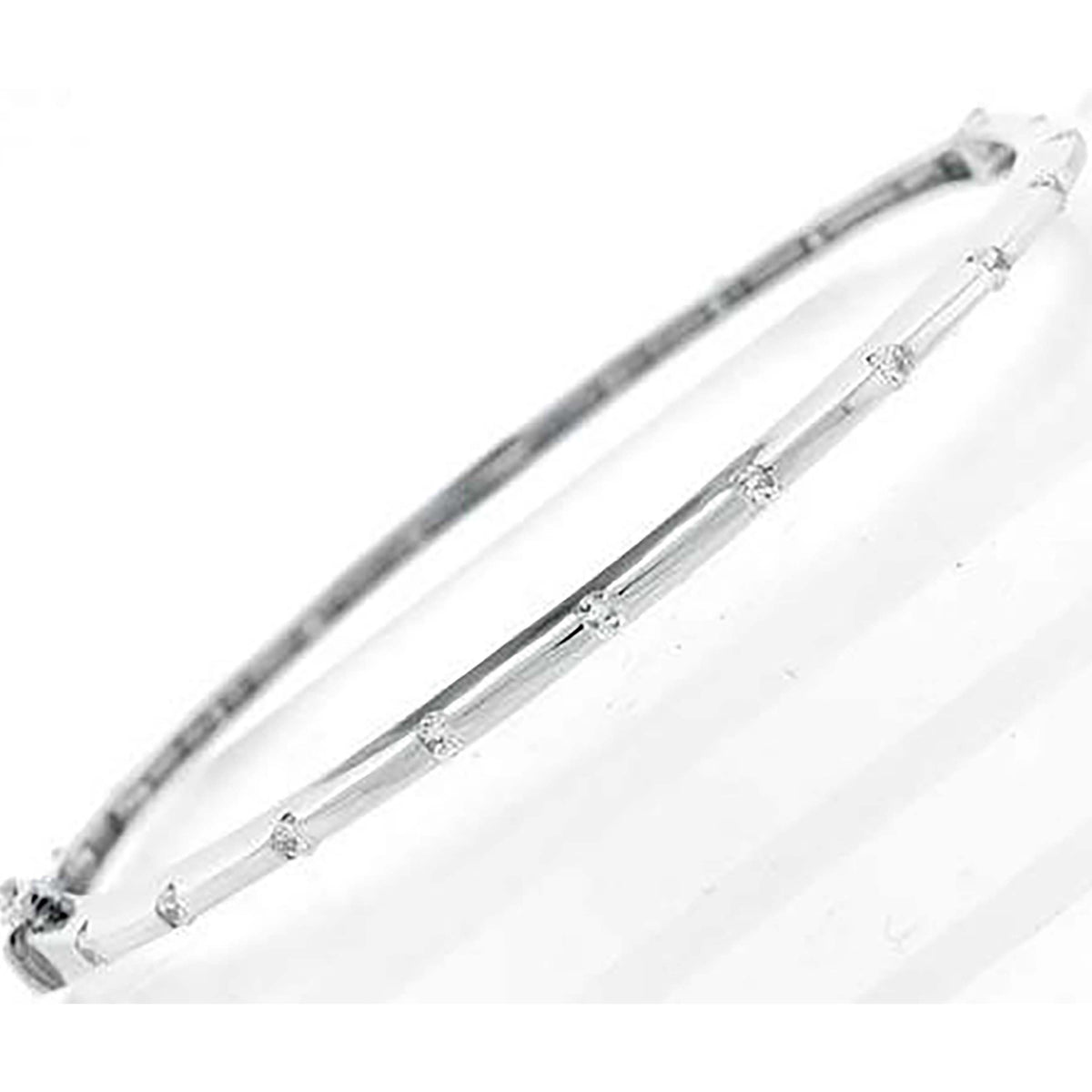 925 Sterling Silver Women Cubic Zirconia Bangle
