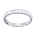 925 Sterling Silver Womens Cubic Zirconia Sizes 7 To 11 Bridal Wedding Anniversary Engagement Ring Band