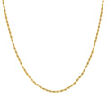 Yellow Stainless Steel Unisex 3mm 26 Inches Rope Fashion Chain Necklace
