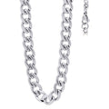 Stainless Steel Unisex 4mm 18 Inches Cuban Fashion Link Chain Necklace