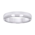 10K White Gold Unisex 5mm Regular-Fit Wedding Band Ring Size 9