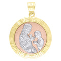 10K Gold Tri-Color Unisex Communion Religious Charm Pendant