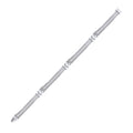 925 Sterling Silver Women Micropave Cubic Zirconia Link Bracelet