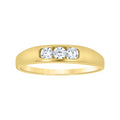10K Yellow Gold Childs Cubic Zirconia CZ Baby Band Ring