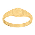 10K Yellow Gold Baby Signet Baby Ring