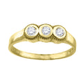 10K Yellow Gold Baby Cubic-Zirconia Baby Ring