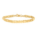 10K Yellow Gold Womens Stampato 8" Bracelet