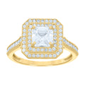 14K Gold Cubic Zirconia Ring