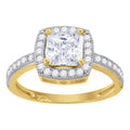 14K Gold Cubic Zirconia Ring