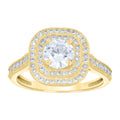 14K Gold Cubic Zirconia Ring