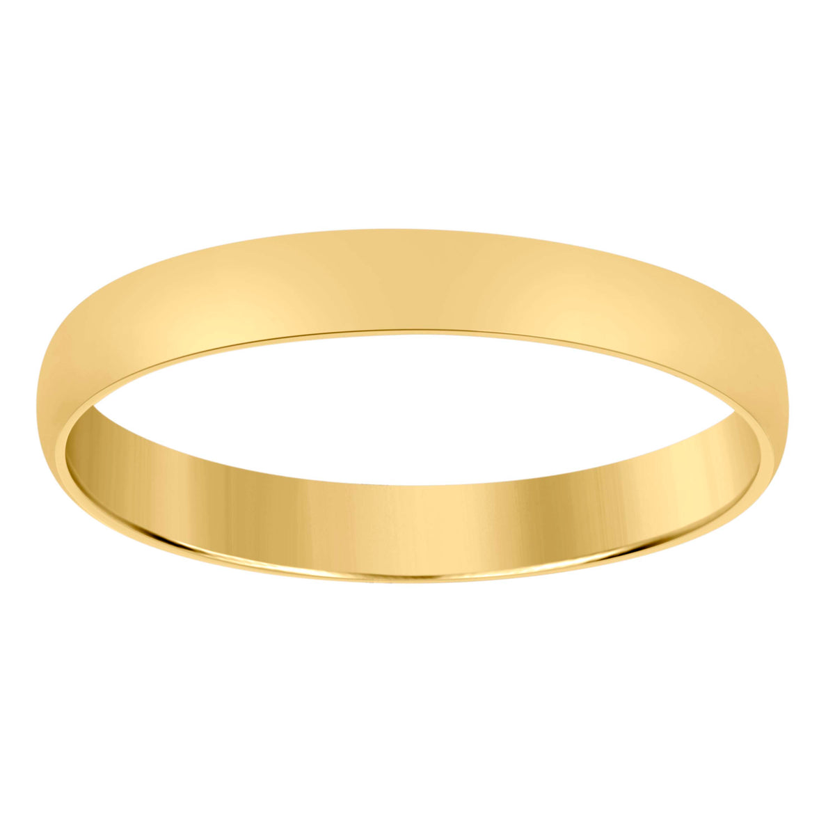 14Kt-Gold 3mm-Sz7 Regular Fit Wedding Band