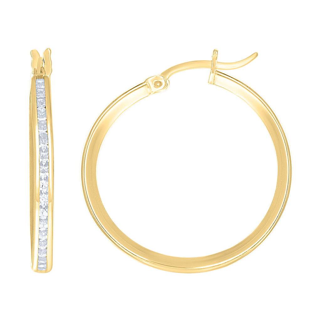 14K Gold Hoop Earrings