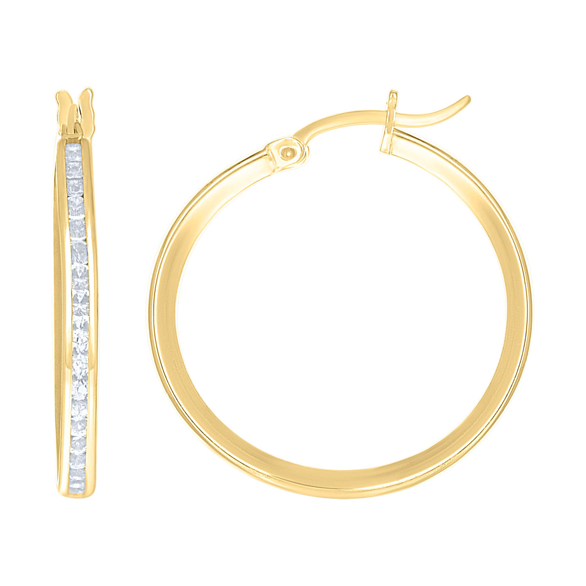 14K Gold Hoop Earrings