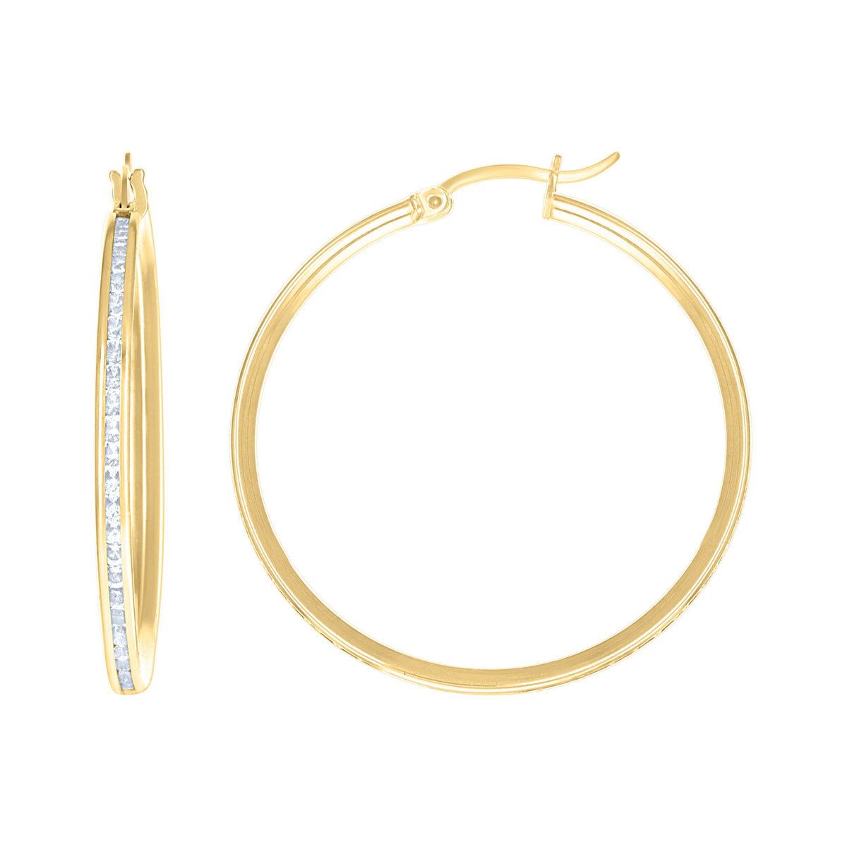 14K Gold Hoop Earrings