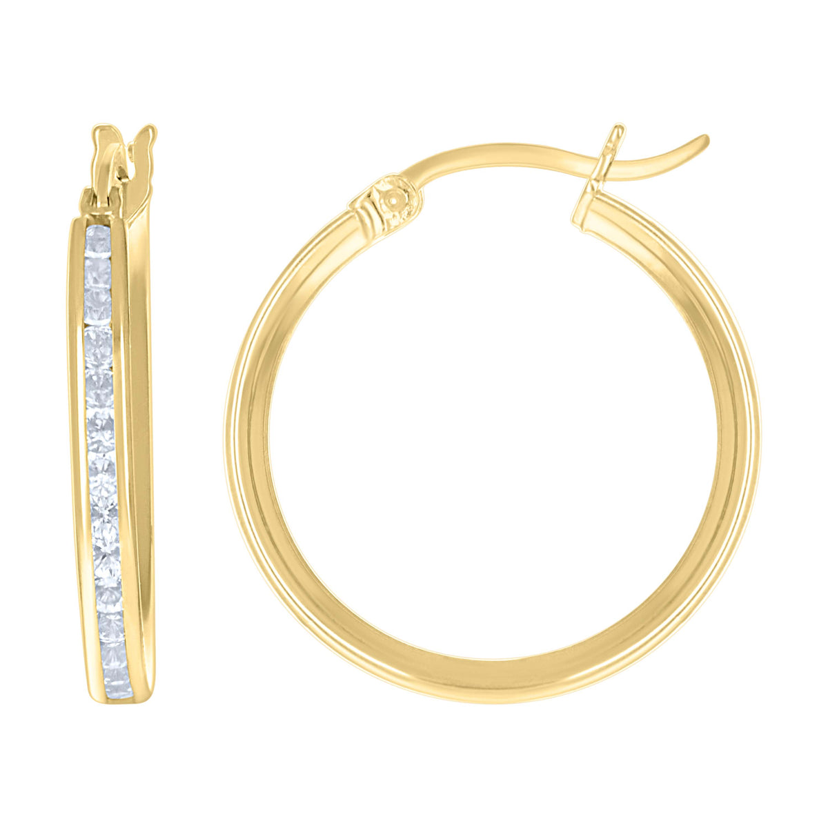 14K Gold Hoop Earrings
