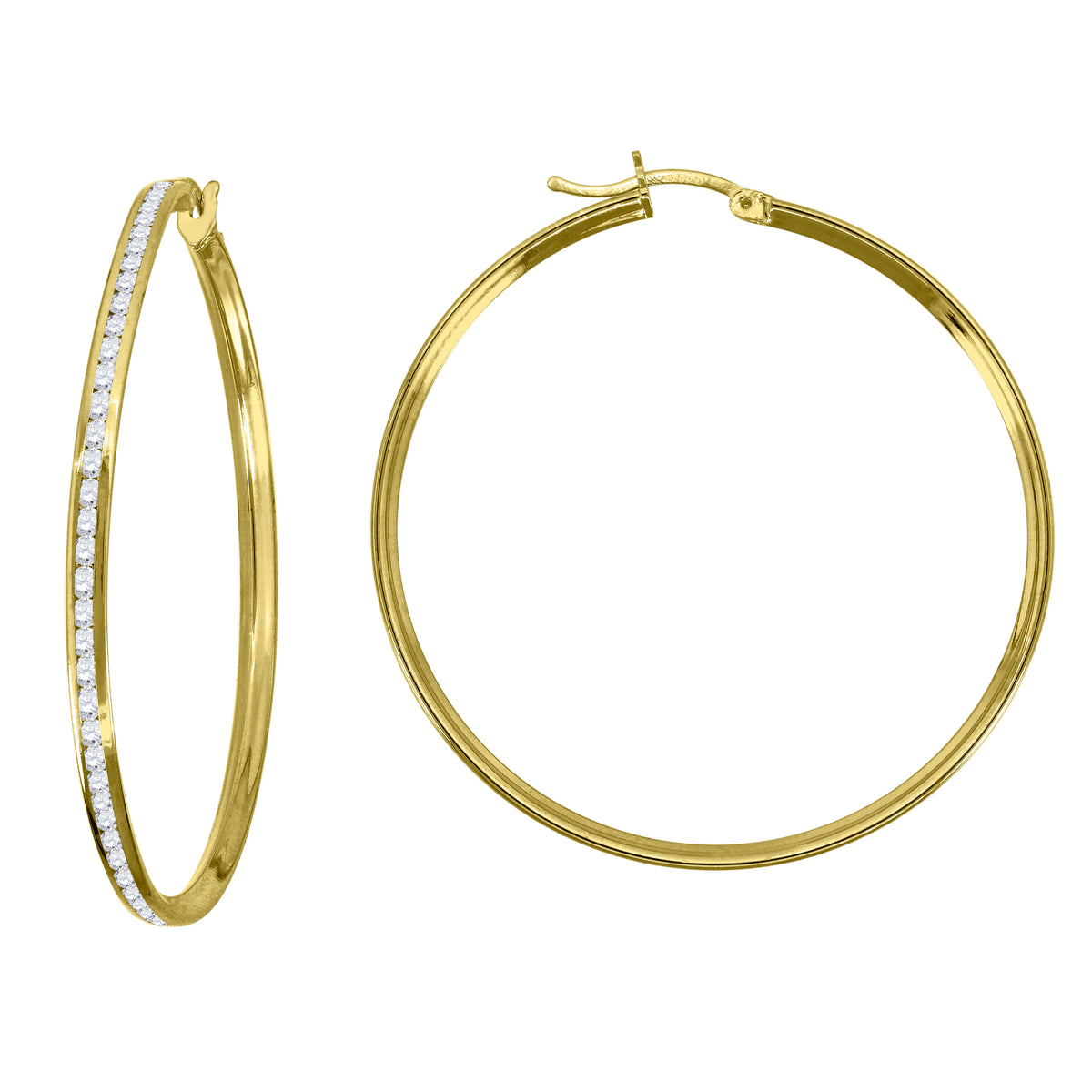 14K Gold Hoop Earrings