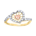 14K Gold Cubic Zirconia Ring